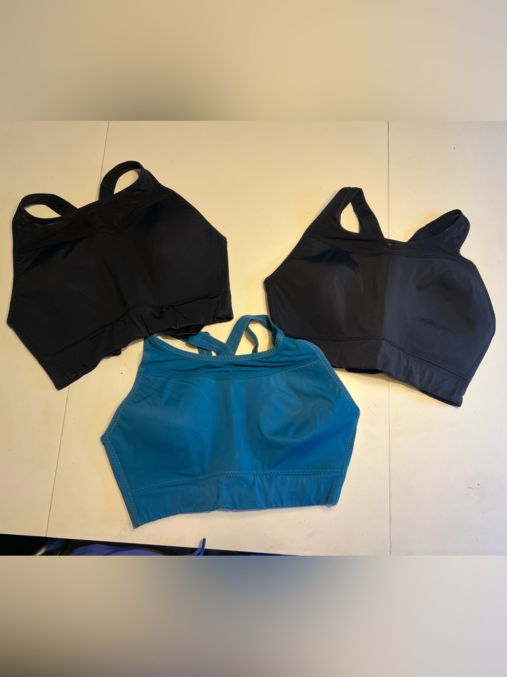 Athleta THREE back clasp sport bra bundle